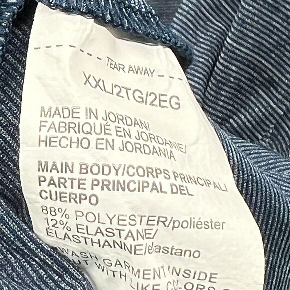 UNDER ARMOUR Heat Gear Loose Blue Golf POLO SHIRT SIZE XXL 2XL - Picture 8 of 10